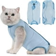 Cat Recovery Suit Kitten Onesie for Cats After Surgery, Cone of Shame