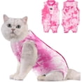 thumbnail image 2 of Cat Post Surgery Suit Female, Breathable Cat Onesie After Surgery Female For Abdominal Wounds Or Skin Diseases, Surgery Recovery Suit Kitten Onesie After Spay Wear Anti Licking Cat Recovery Suit 2 of 11