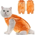 Cat Recovery Suit Kitten Onesie for Cats After Surgery, Cone of Shame