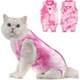Cat Recovery Suit Kitten Onesie for Cats After Surgery, Cone of Shame