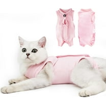Cat Recovery Suit for Male and Female Surgical Post Surgery Soft Cone Onesie Shirt Clothes Neuter Licking Protective Diapers Outfit Cover Kitten Spay Collar