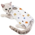 thumbnail image 1 of Cat Recovery Suit for Abdominal Wounds or Skin Diseases,After Surgery Wear Anti Licking Wounds,Breathable E-Collar Alternative for Cats and Dogs, 1 of 7