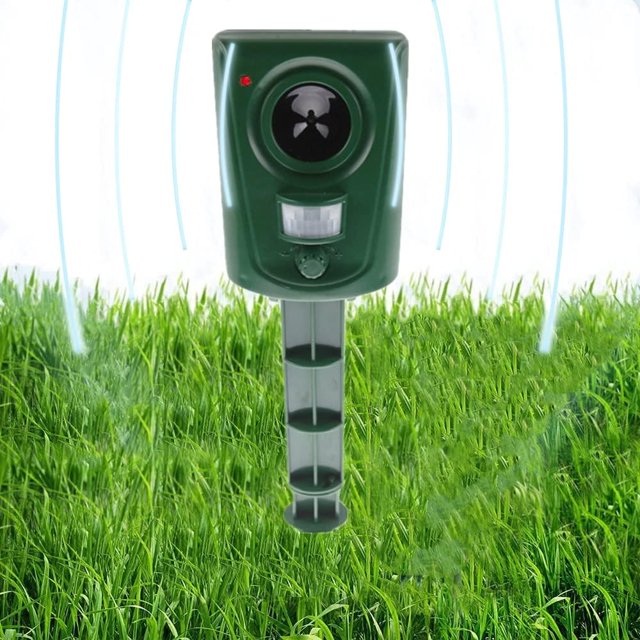 Cat Repellent,Waterproof Animal Cat Repeller With Ground Spike