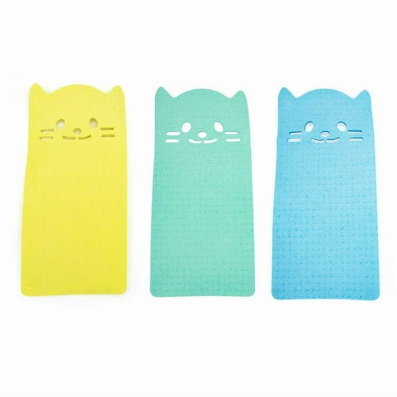 Cat Reusable Cleaning Cloth - Set of 3