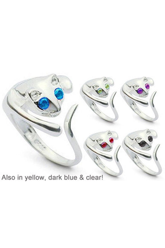 Cat Ring - Adjustable - Ladies One Size Fits All Rings For Women