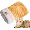 thumbnail image 1 of Cat Sack, Cat Winter Sleeping Bag, Cat Bed Cave Sleeping Bag, Cat Beds for Indoor Cats, Cozy Soft Durable Washable Cat Bed for Cold Weather, 14.6"x17.3",Christmas Saving Clearance, 1 of 7