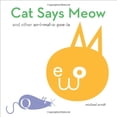 thumbnail image 1 of Pre-Owned Cat Says Meow: And Other Animalopoeia (Hardcover) 1452112347 9781452112343, 1 of 1