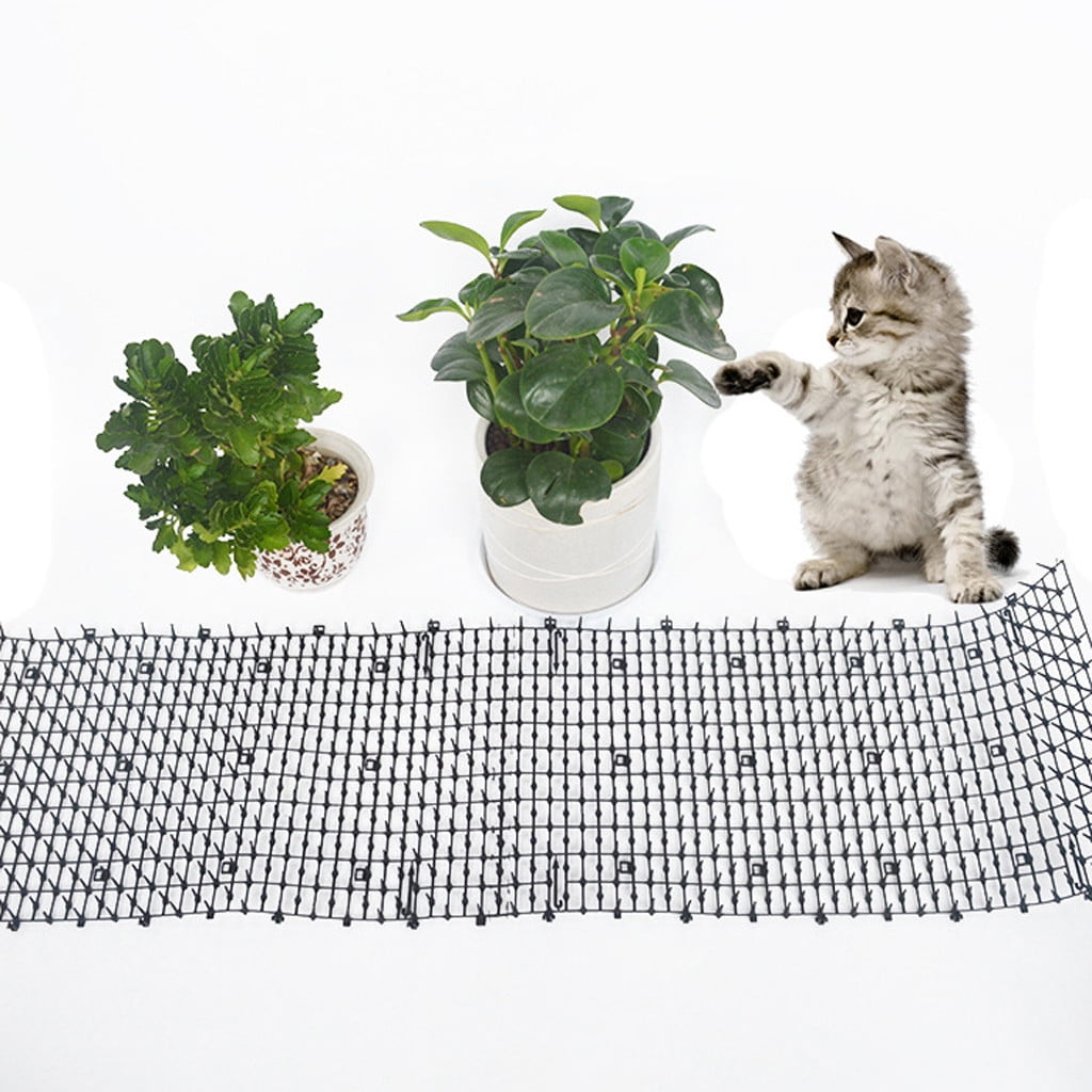 Katzenschreck Matte Mit Spikes – 40,6 X 20,3 Cm, 16 Stück, Für Couch & Gartenbeete