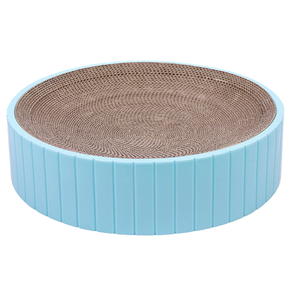 Cat Scratch Bowl Cat Cardboard Pad for Indoor Cats Lounge - Round Cat Scratcher Couch Bed
