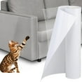 thumbnail image 1 of Cat Scratch Deterrent Sofa Protector - PVC Clear Removable Anti Scratch Furniture Guard, Non-Slip Matte Surface, Protects Couches from Cat Damage (30.5 x 43 cm), 1 of 5