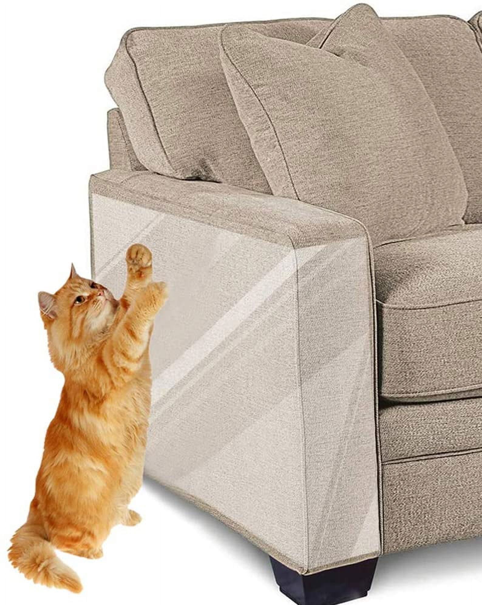 Cat Scratch Deterrent Tape 8 Pack, Cat Furniture Protector, Furniture