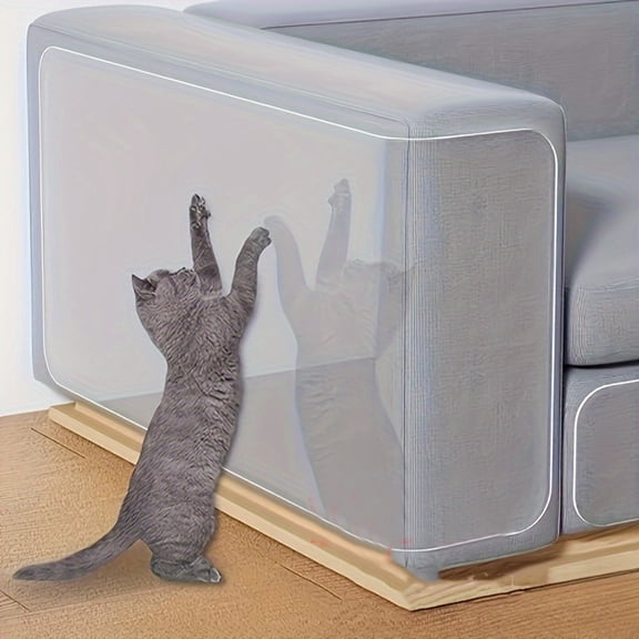 Cat Scratch Furniture Protector, 17.7" x 5.9" Furniture Protectors from Cat Scratching, Couch Cat Scratch Protector, Suitable for Sofa Corners, Wall Corners, Door Corners
