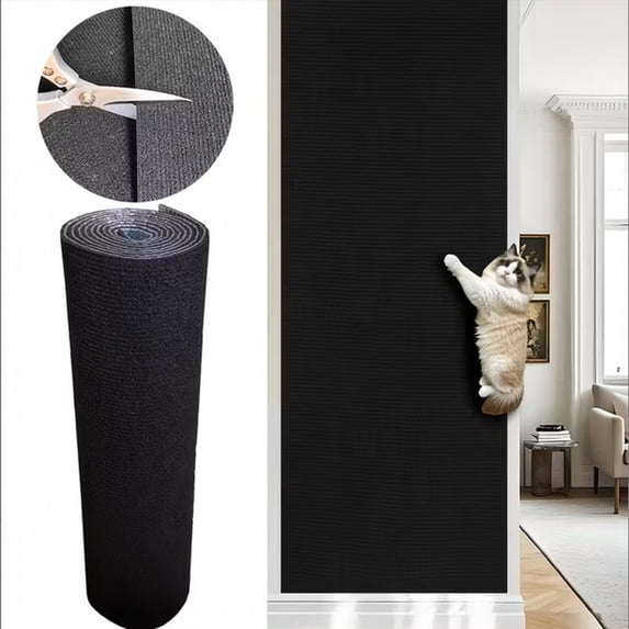Cat Scratch Furniture Protector, Couch Cat Scratch Protector 40 Inch Self Adhesive Cat Scratch Pad, Cat Scratch for Furniture, Anti Scratch Furniture Protector for Indoor Cats,