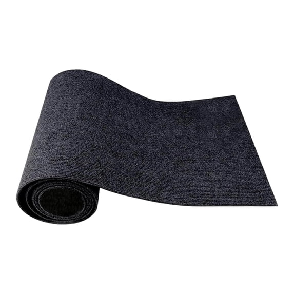 Cat Scratch Furniture Protector Mat, Carpet Texture Self Adhesive Scratch Guard for Sofa Armrest Corner Stairs Door, DIY Cut Pet Protection 39x16 Inch Dark Gray