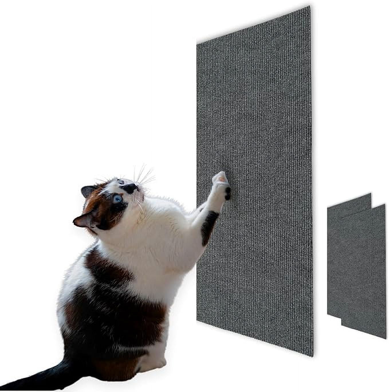 Cat Scratch Mat (3 Pack), 23.6’’ x 11.8’’ Cat Wall Stracther, Versatile ...