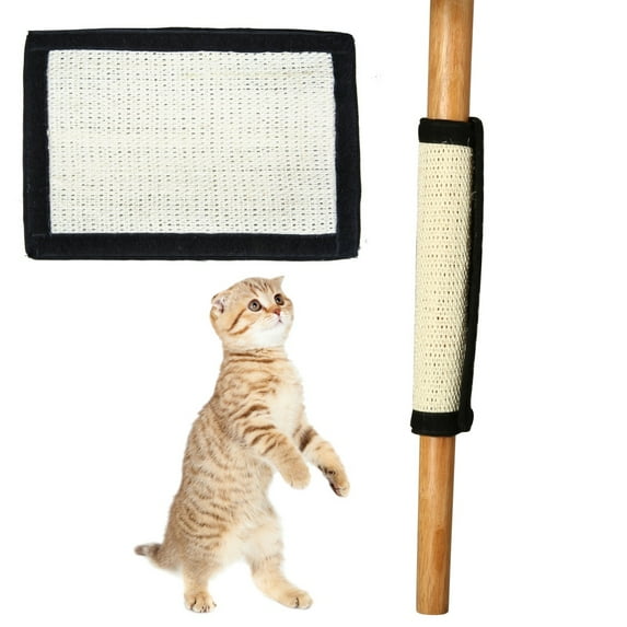 Cat Scratch Furniture Protector Natural Furniture Protector with No Trace Nail Cat Scratch Mat Anti Slip Sofa Protector to Stop Cats from Scratching Furniture Couch Sofa