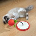 thumbnail image 1 of Cat Scratch Pad Playing Exercise Cat Spring Toy Cat Scratcher Toy with Ball Red, 1 of 10