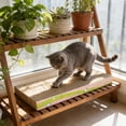 thumbnail image 1 of Cat Scratch Pad, Waved Cardboard Cat Scratcher, Scratching Board for Small Medium Size Cats, Kittens, Protects Furniture & Couch,D, 1 of 6