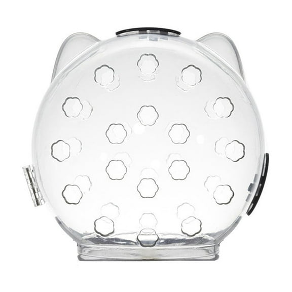 Cat Scratch Prevention Ball Mask - Transparent & Breathable Pet Grooming Cone, Durable Soft E-Collar for Vet Visits, Secure Lock Design, Comfortable Airflow for Cats