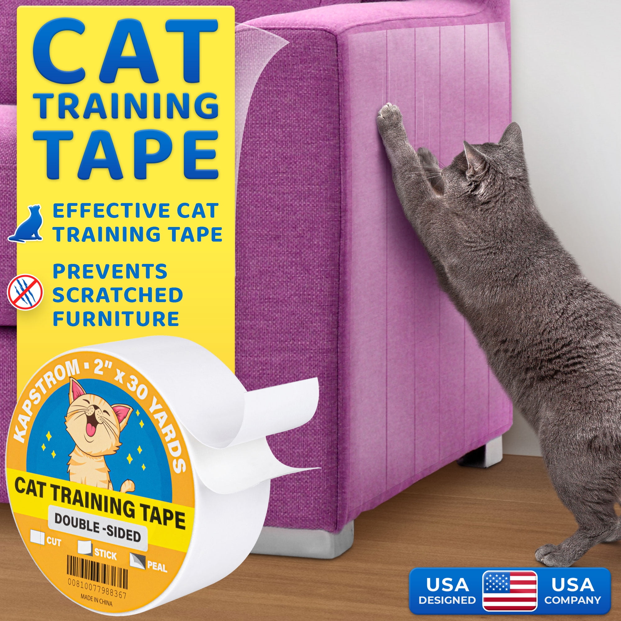 Cat Scratcher Cat Scratch Pad With Adhesive Hook Loop Tape - Temu