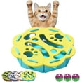 thumbnail image 1 of Cat Scratch Puzzle Box, Cat Scratch Puzzle Enrichment Box, Cat Nail File Enrichment Box, Stimulate Kittern Energy and Instincts, , with 3 Bell BallInteractive Cats Puzzle Toy for Scratching, 1 of 9