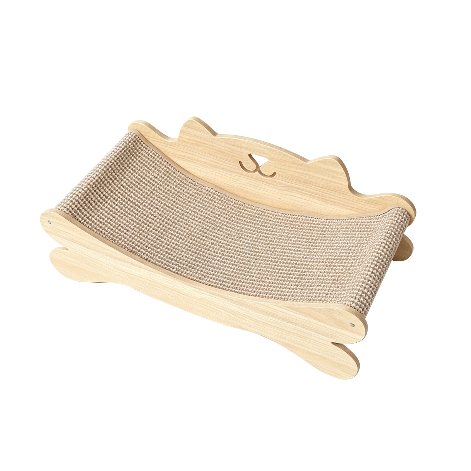 Cat Scratcher Bed, Natural Sisal Cats Lounger Scratch Pad, Furniture Protector for Indoor Kitten and Large Cats