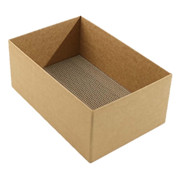 Cat Scratcher Box for Indoor Cats Recycle Board Corrugated Paper Scratch Pad