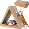 thumbnail image 1 of Cat Scratcher Cardboard and Cat Scratching Board, Vertical Ferris Wheel Toy and Modular Reversible Scratching Pad for Indoor Cats, Wear-Resistant Pet Furniture, 1pc, 1 of 6