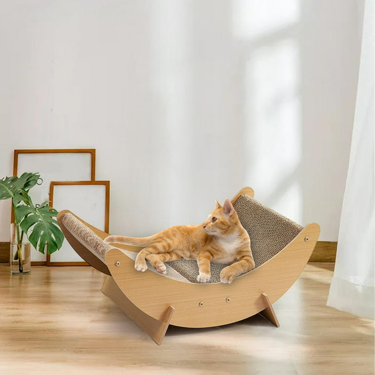 Cat Scratcher Cardboard Lounge Pet Sofa Bed Furniture Protector for Cats Within 10kg Walmart