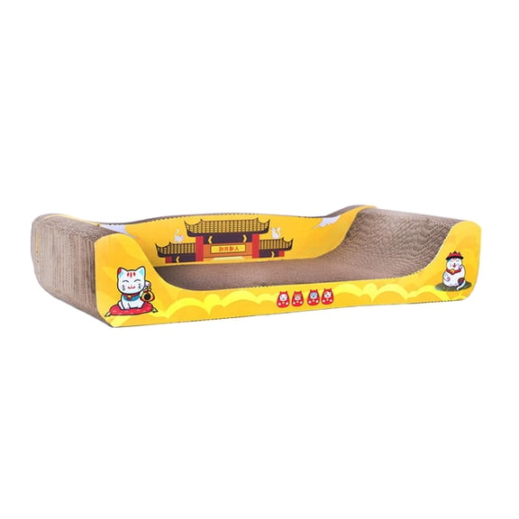 Cat Scratcher Cardboard, Cat Scratch Bed, Cat Furniture Large Wide Prevents Furniture Damage Cat Scratching Board for Indoor Cats Kittens Play 60cmx30cmx12cm