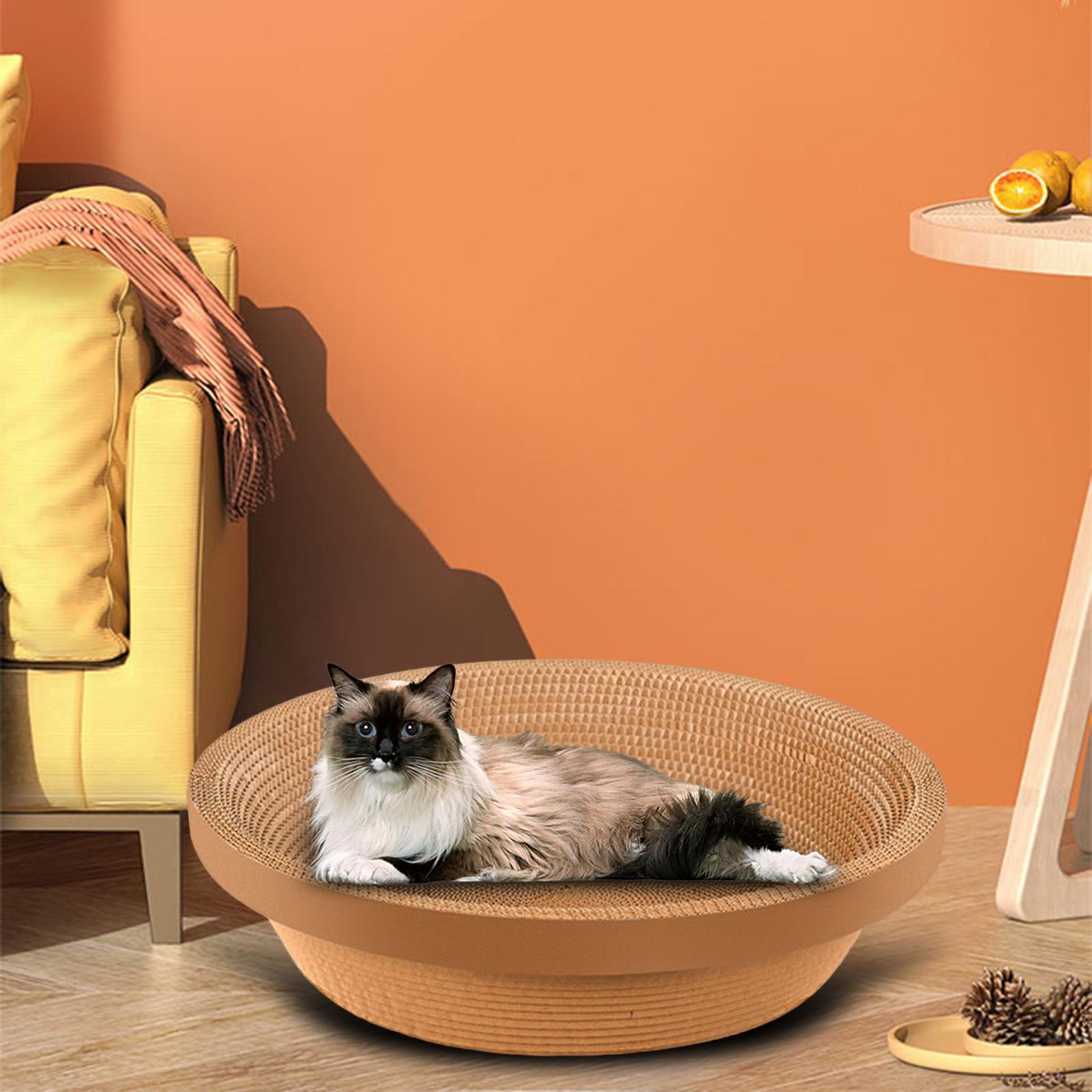 Cat Scratcher Cardboard Scratch Pad Lounge Cat Beds Grinding Claw House