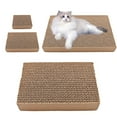 thumbnail image 1 of Cat Scratcher,Cat Scratching Board – Durable Scratch Pad for Cats with Reversible Design, Corrugated Cardboard Scratcher Fits Cat Boxes, Beds, or Floor Use, Wear-Resistant, 1 of 7
