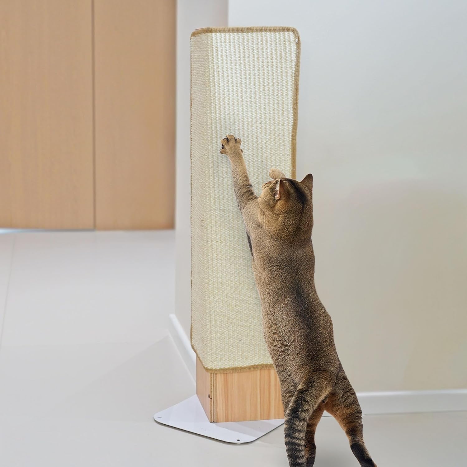 Cat Scratcher, Cat Scratching Post, L-Shape Cat Scratching Pad, 27 Inch ...