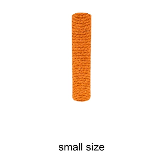 Cat Scratcher Cat Tree Replacement Parts, Cat Scratching Post Replacement for Cactus Cat Tree & Tower, Natural Sisal Replacement Parts, Cute Orange Cat Tree ishment (Small)