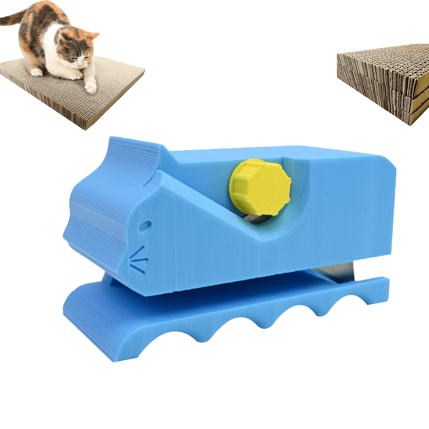 Cat Scratcher Cutter, 3D Printed Cardboard Strip Tool, Eco-Friendly ...
