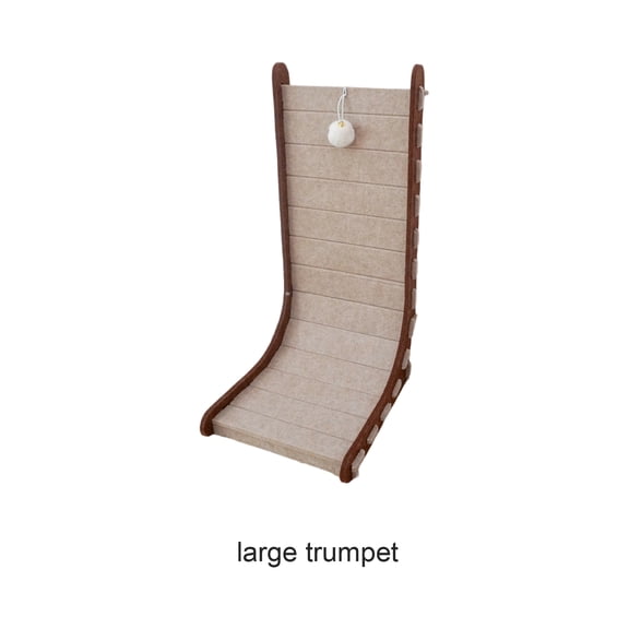 Cat Scratcher Lounge, Cat Lounger Scratcher, Felt 32 in Tall, Cat Scratch Bed, Cat Toys Ball, Cat Play, Brown Frame, Xl Size, 1 Pc