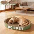 thumbnail image 1 of Cat Scratcher Lounger for Indoor Cats with 2-in-1 Cardboard Corrugated Design, High-Density Bowl Shape & Non-Shedding Pad, Suitable for Claw Trimming Nap, 13.8x13.8x3.5in by MPOISVA, 1 of 7