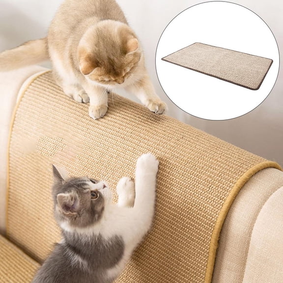 Cat Scratcher Mat Scratching Pad Slip Carpet and Sofa Rug Board Scratch Mats for Cat Grinding Claws & ing Furniture , L L