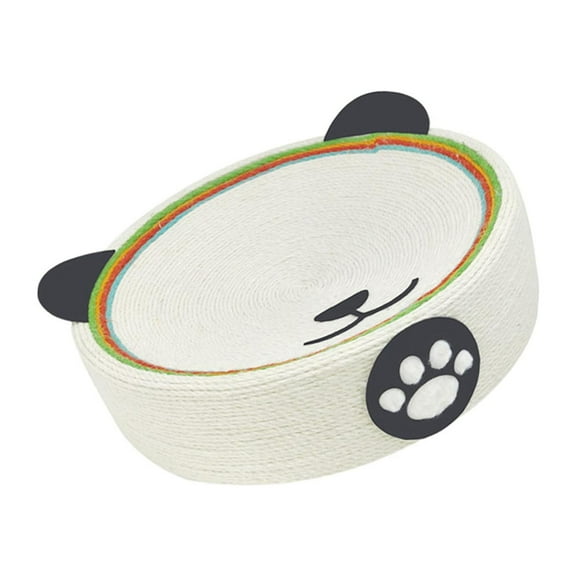 Cat Scratcher Pad Pet Cats Sleeping Bed Grinding Claw Protect Sofa Floor Sleeping Wear Resistant Cat Bed Nest for Indoor Cats Panda