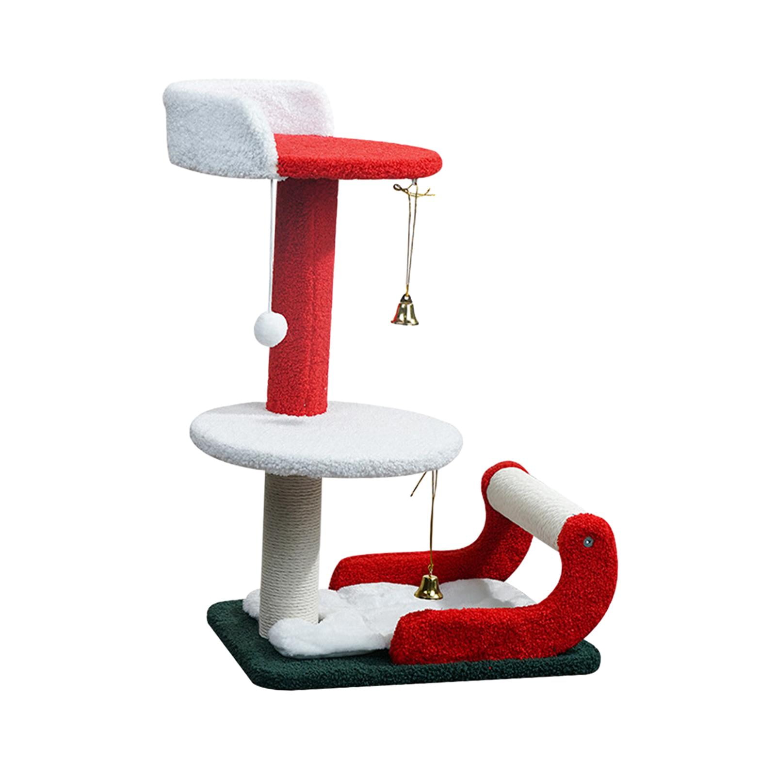 Cat Scratcher Post for Small Medium Large Cats Scratching Board Playing Rest Jumping platform