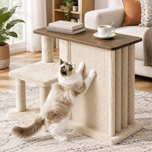 Cat Scratcher Side Table For Couch Protector End