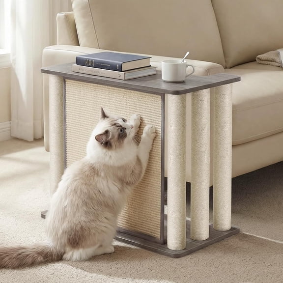 Cat Scratcher Side Table for Couch, Sofa Protector End Table
