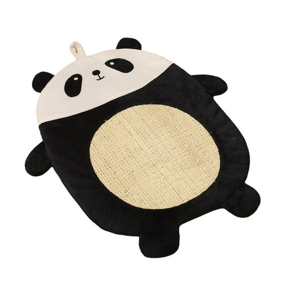 Cat Scratcher Sisal Mat Scratching Board Pad Hanging Interactive Toy Pets Supplies Rug Cat Scratching Mat Lounge Bed for Claw Care Kitty Panda