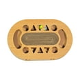 thumbnail image 1 of Cat Scratcher with Trackball Scratching Resistant Kitty Exercise Scratch Pad Oval, 1 of 8