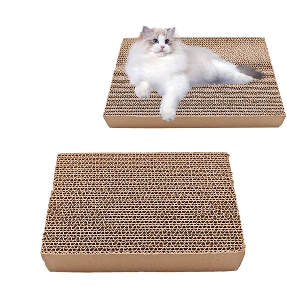 Cat Scratching Board Cardboard Cat Scratcher Cat Scratch Pad Scratching Pad Scratch Pad For Cats Corrugated Cardboard Scratcher Thickened Scratching For Parrots Small