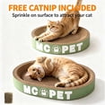 thumbnail image 1 of Cat Scratching Board, Circle Cat Scratcher Bed with Catnip, Corrugate Cat Scratcher for Indoor Cats, Cat Scratch Pad with Premium Scratch Textures Design _ A, 1 of 6