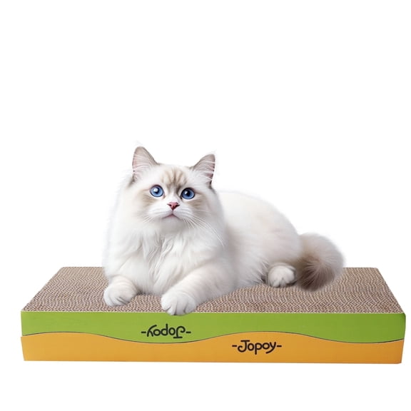 Corrugate Double-Sided Usability Cardboard Cat Scratching Board with Catnip