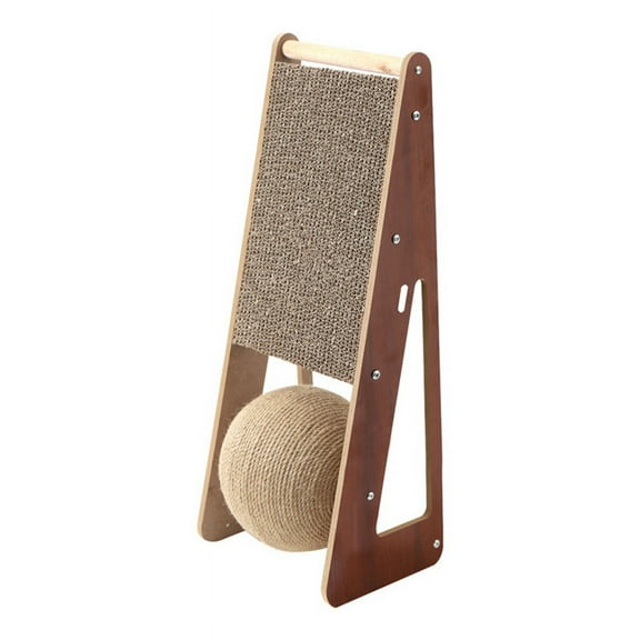 Cat Scratching Board Tripod Type Detachable 3 in 1 Scratching Post Grinding Claw Climbing Board