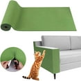 thumbnail image 1 of Cat Scratching Climbing Carpet Mat, Adhesive Trimmable Cat Post Covered Pad Replacement -DIY Climb Cat Scratcher for Furniture Couch Protector, Covering Cat Scratching Posts(Green, 15.75x39.37in), 1 of 4