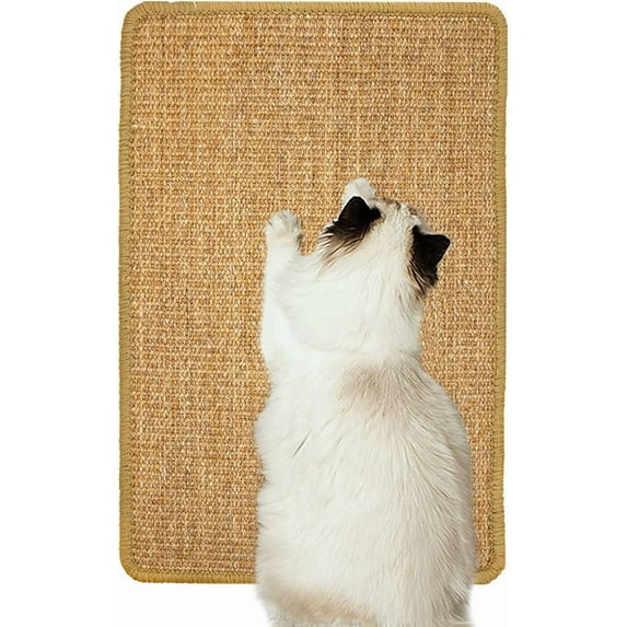 Cat Scratching Mat, Natural Sisal Mat, Cats Scratch Furniture Protector, Horizontal Cat-Floor Scratching Pad Rug, Protect Carpets and Sofas